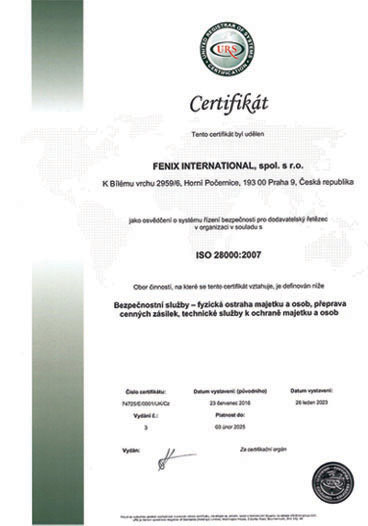 Certifikát